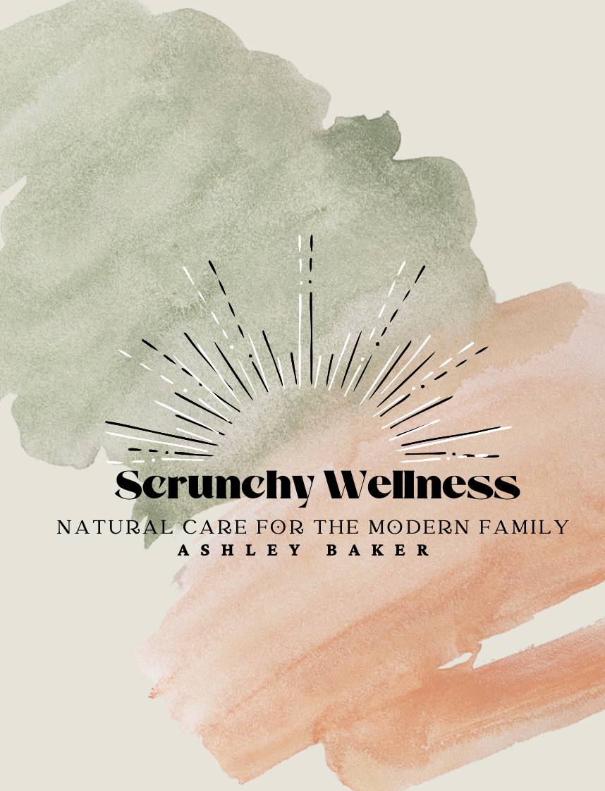 Scrunchy Wellness book cover by Ashley Baker